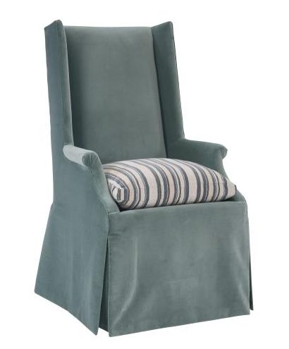 Hickory Chair HC151-01 Martin Dining Chair Loose Seat Waterfall Skirt Hickory Chair HC151-01 Martin Dining Chair Loose Seat Waterfall Skirt