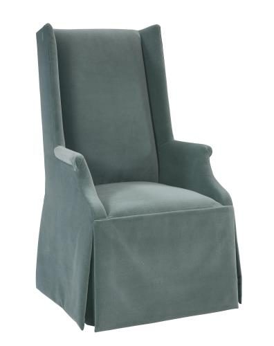 Hickory Chair HC151-03 Martin Dining Chair Tight Seat Waterfall Skirt