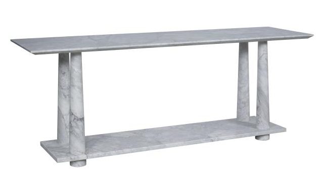 Hickory Chair HCP9174-STK Ivo Carrara Stone Console