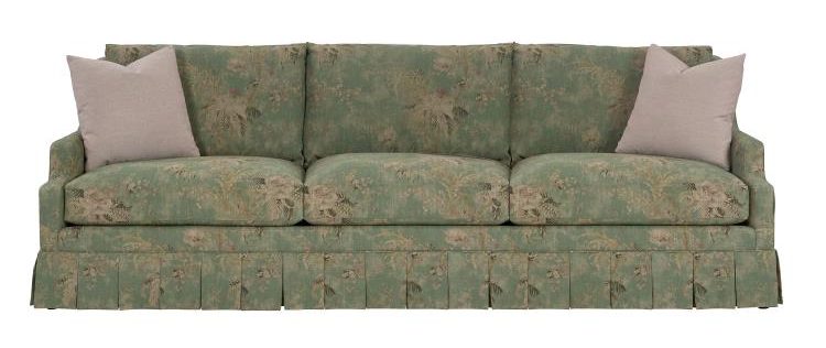 Hickory Chair PE6718-30 Harrison Sofa Kickpleat