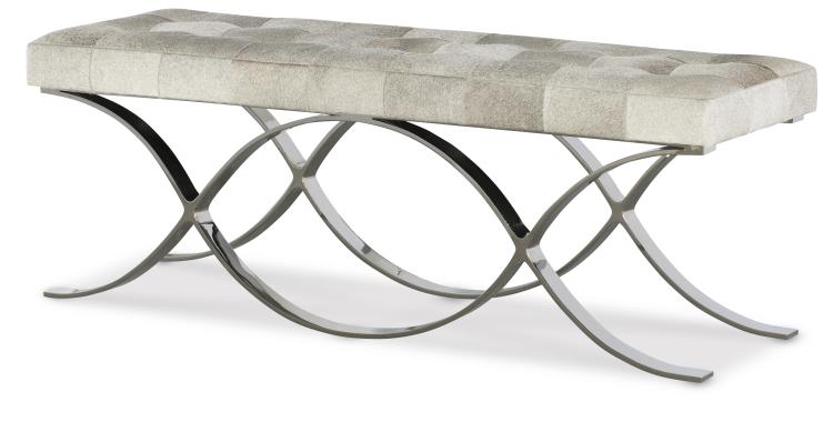 Century Furniture PLR-18903-STERLING Sterling Bench