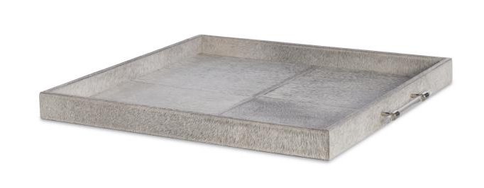 Century Furniture SF6237L Sterling Large Hair On Hide Tray
