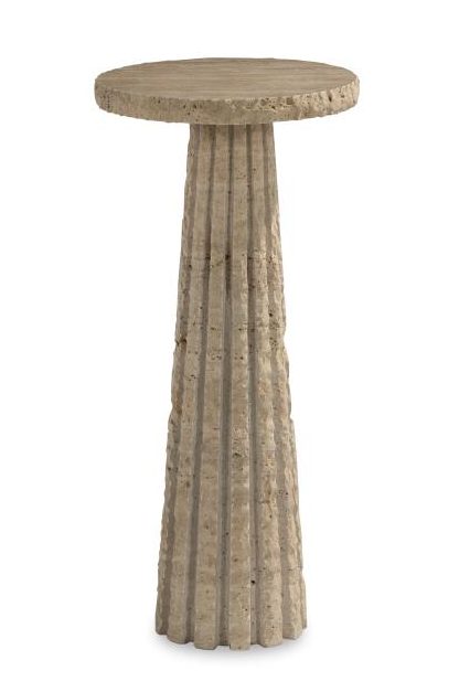 Century Furniture SF6314 Barco Accent Table Travertine