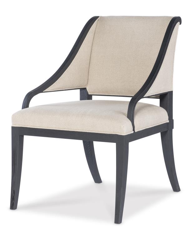 Century Furniture TS-CCU-3151-6-F1 Soren Accent Chair Swedish Wirebrushed Black