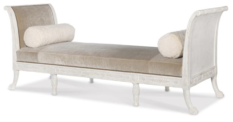 Century Furniture TS-CCU-3157-16-F1 Maximilian Daybed Swedish Scraped White