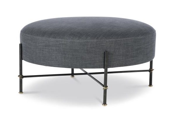 Century Furniture TS-CCU-3160-12-F1 Dominique Round Ottoman
