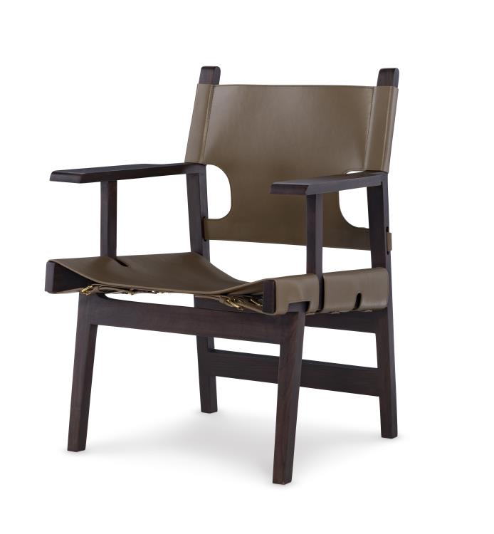 Maitland Smith 8498-43-G Milo Camp Chair
