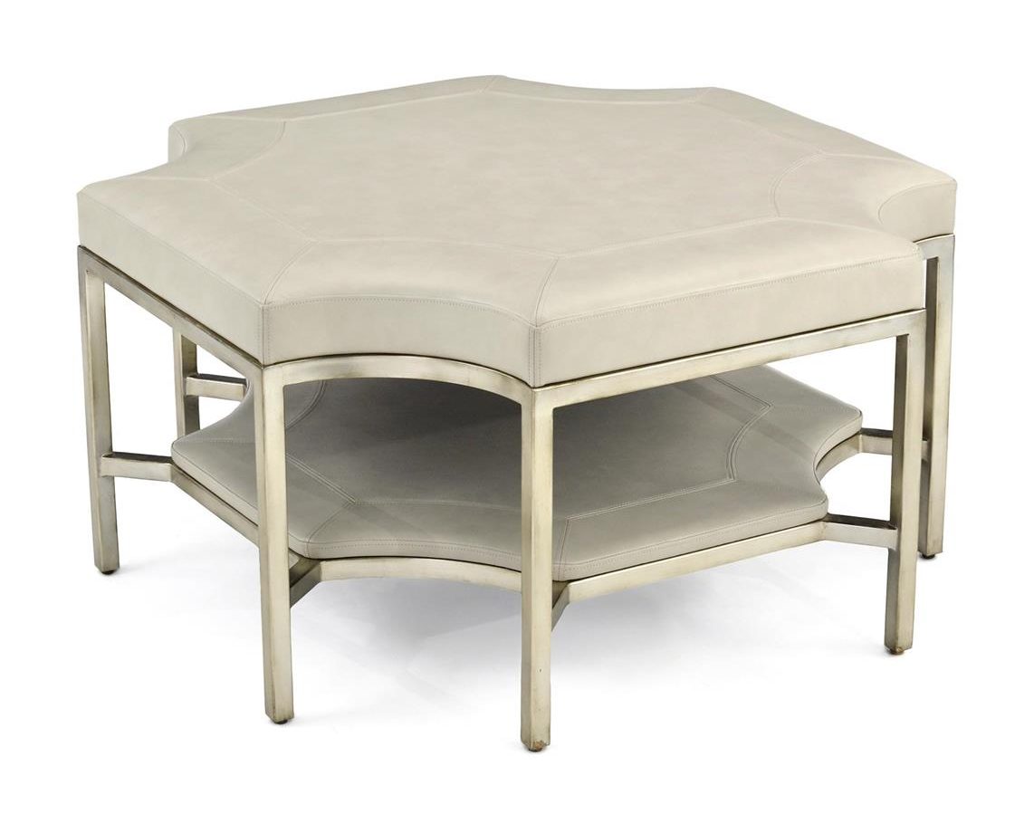 John Richard AMF-1653V226-LTGY-AS Parkdale Ottoman