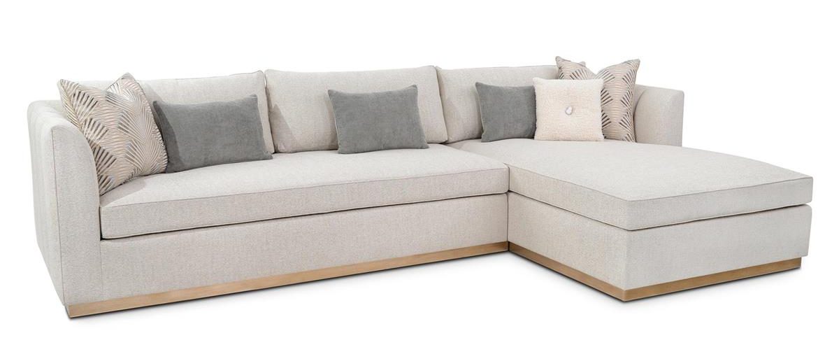 John Richard AMF-1684V229-2209-AS Paris Chaise Sectional R-Sofa