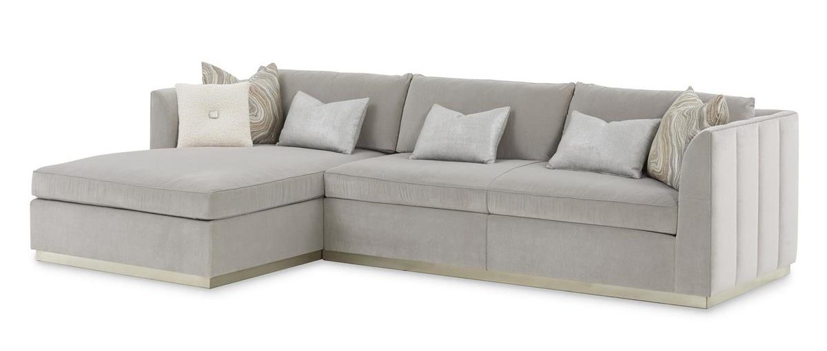 John Richard AMF-1711V226-2223-AS Paris Chaise Sectional L-Sofa