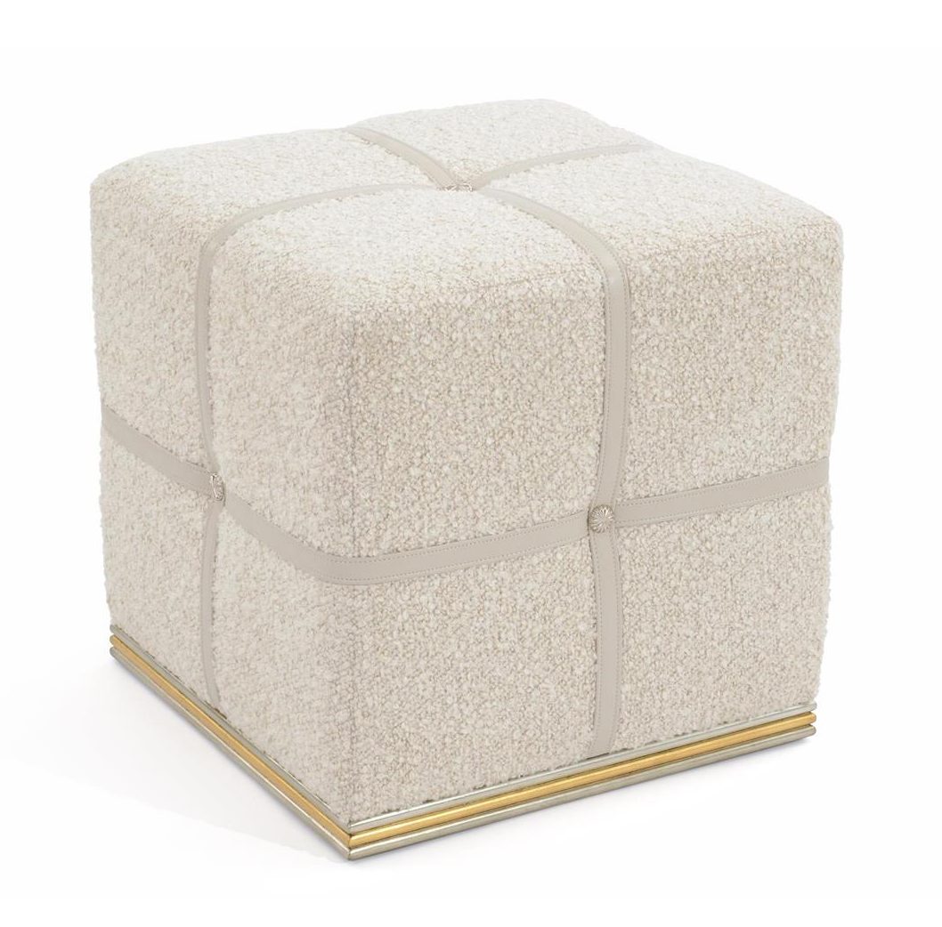 John Richard AMF-1724-3043-AS Steamer Trunk Ottoman