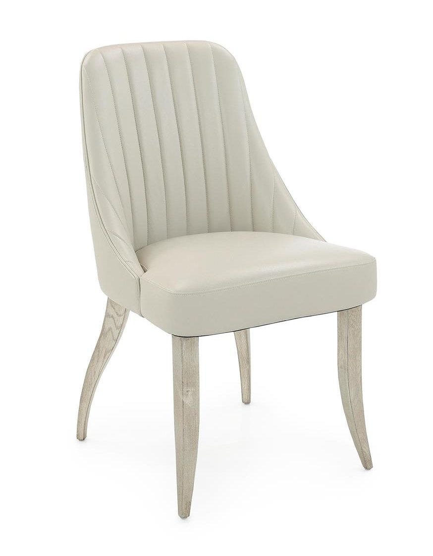 John Richard AMF-1810V147-LTGY-AS Amara Side Chair