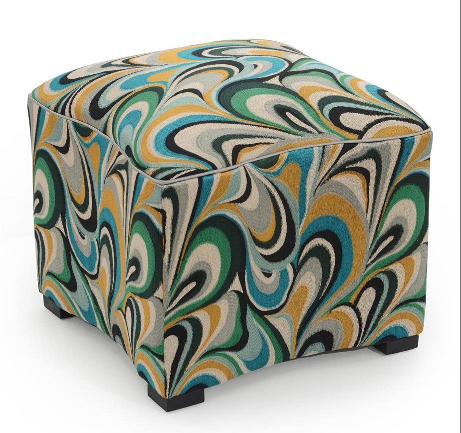 John Richard AMQ-1207-4068-AS Curved Ottoman – 4068