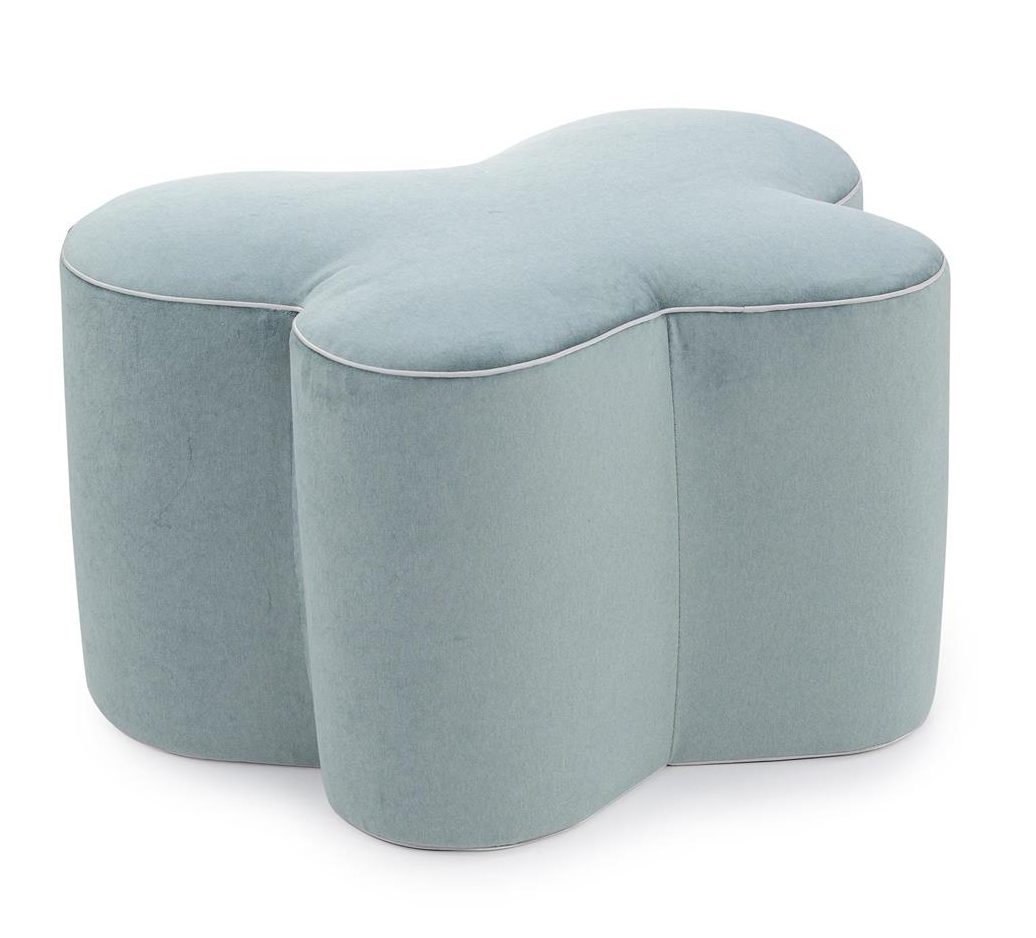 John Richard AMQ-1217-2225-AS Mariposa Large Ottoman - 2225