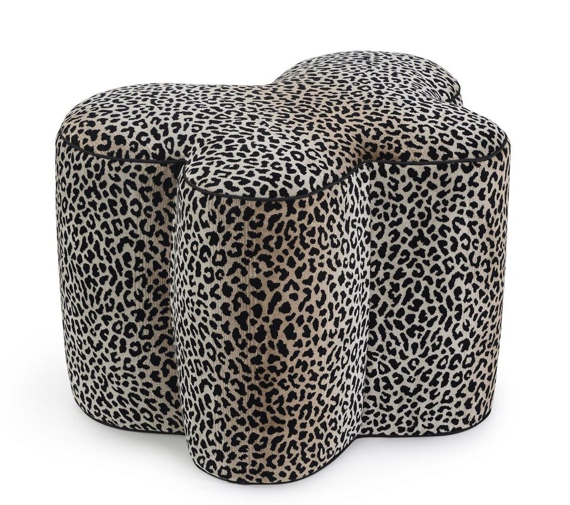 John Richard AMQ-1218-6013-AS Mariposa Small Ottoman – 6013