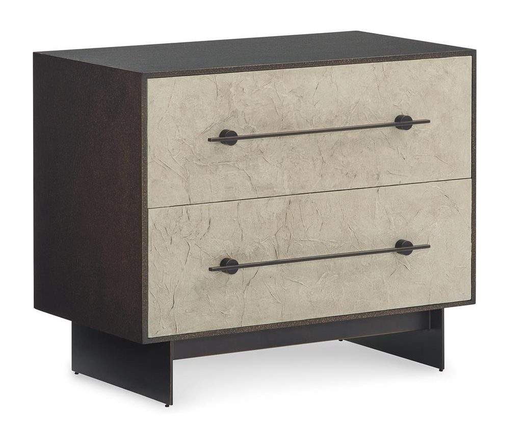 John Richard EUR-01-0500 Nouvelle Two Drawer Nightstand Large