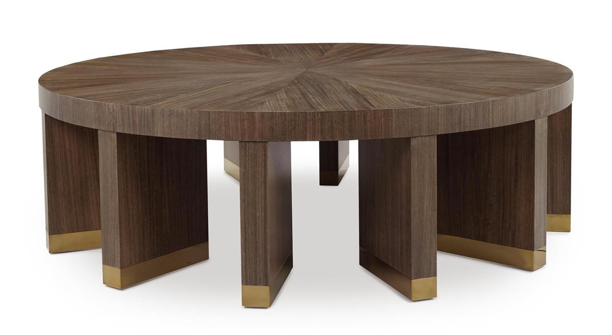 John Richard EUR-03-0893 Revolve Cocktail Table Brown