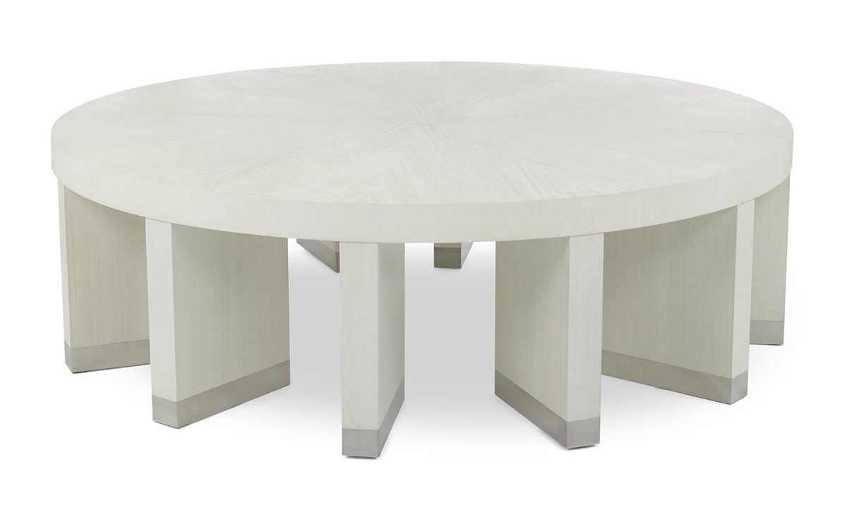 John Richard EUR-03-0894 Revolve Cocktail Table White
