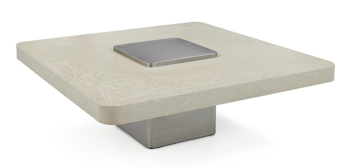 John Richard EUR-03-0898 Plateau Cocktail Table Silver