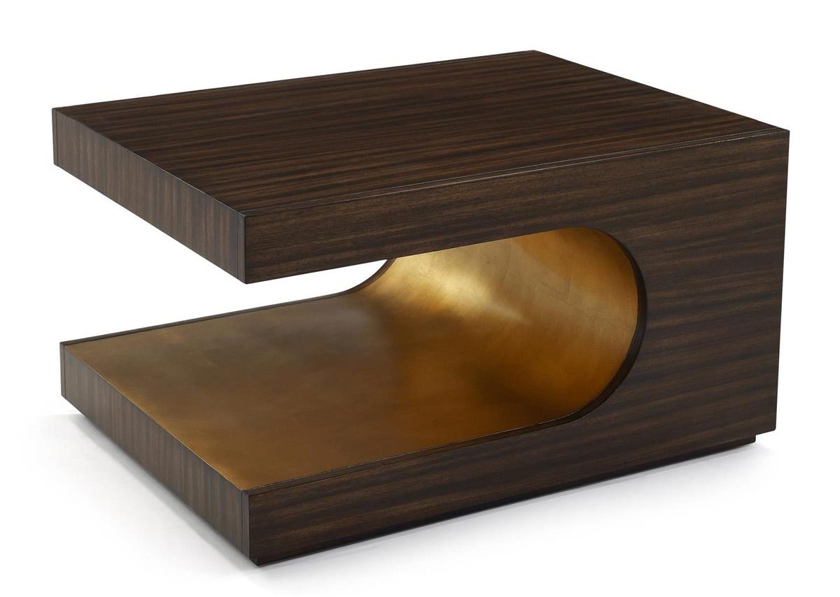 John Richard EUR-03-0902 Groove Cocktail Table Gold