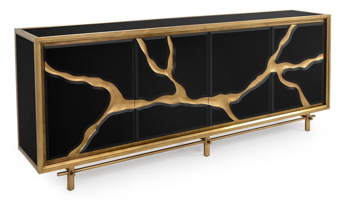 John Richard EUR-04-0754 Ravine Black Credenza