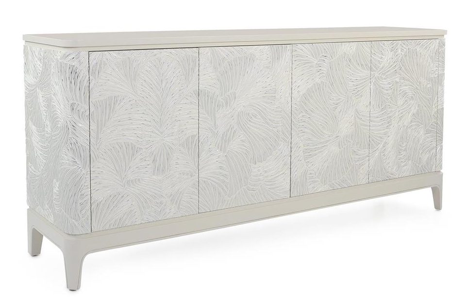 John Richard EUR-04-0842 Ivory Palms Four Door Credenza John Richard EUR-04-0842 Ivory Palms Four Door Credenza