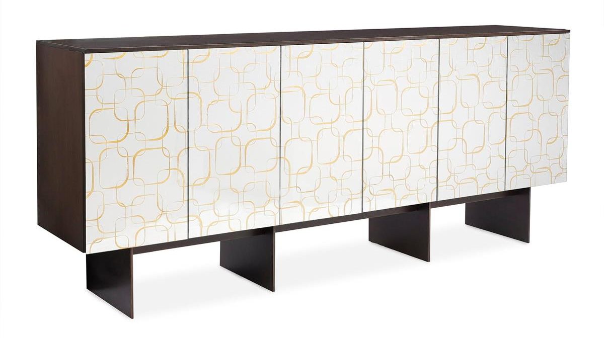 John Richard EUR-04-0880 Plaza Six Door Sideboard Siver