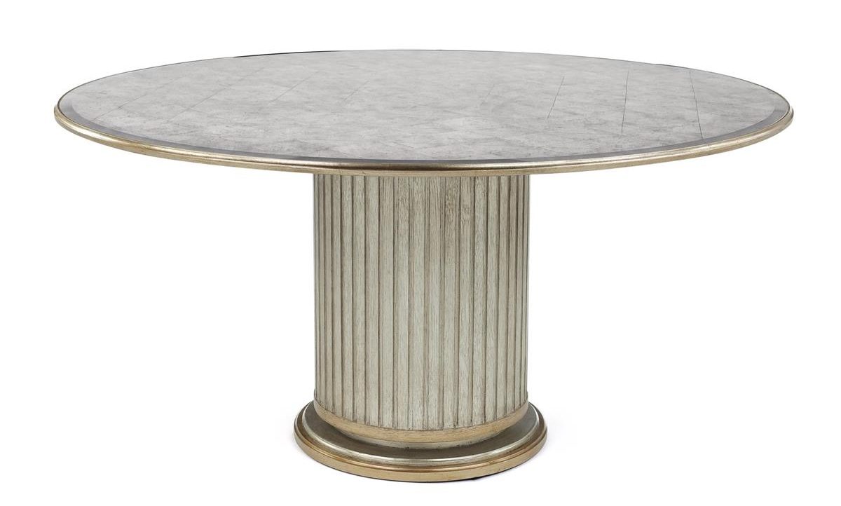 John Richard EUR-10-0136 Dorian Dining Table Glass Top