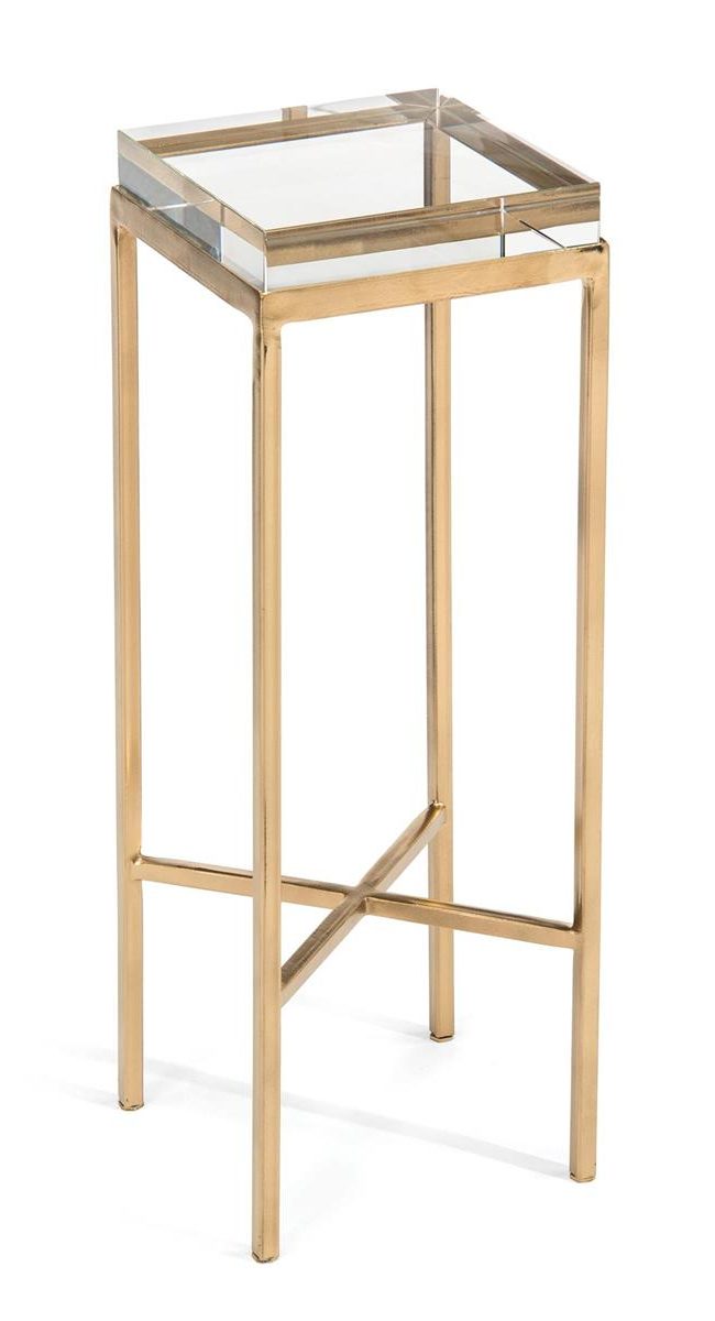 John Richard JFD-0121 Glass Block Martini Table