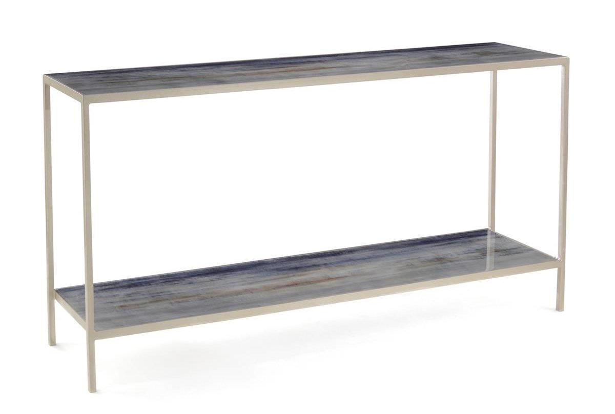 John Richard JFD-0182 Shaye Rawson’s Spring Rain Sofa Table With Shelf