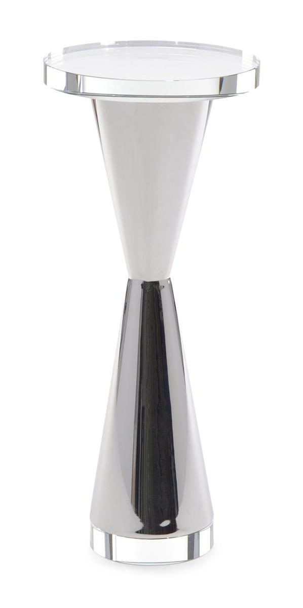 John Richard JFD-0200 Polished Steel Martini Table John Richard JFD-0200 Polished Steel Martini Table