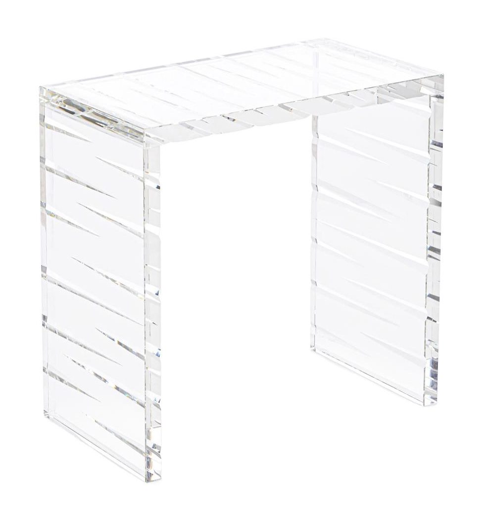 John Richard JFD-0268 Cut Crystal Side Table