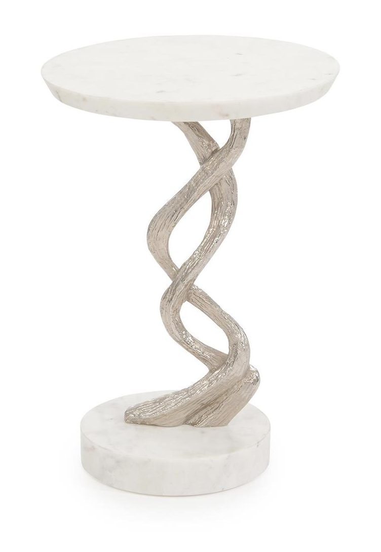 John Richard JFD-0295 Windswept Silver Martini Table