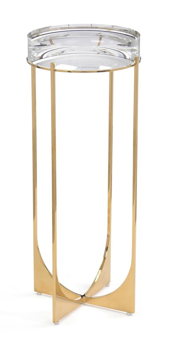 John Richard JFD-0315 Svelte Martini Table II Brass