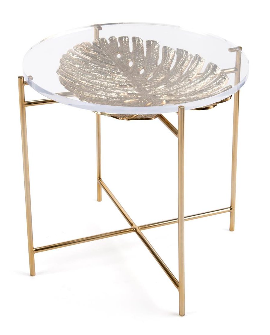 John Richard JFD-0356 Palm Side Table