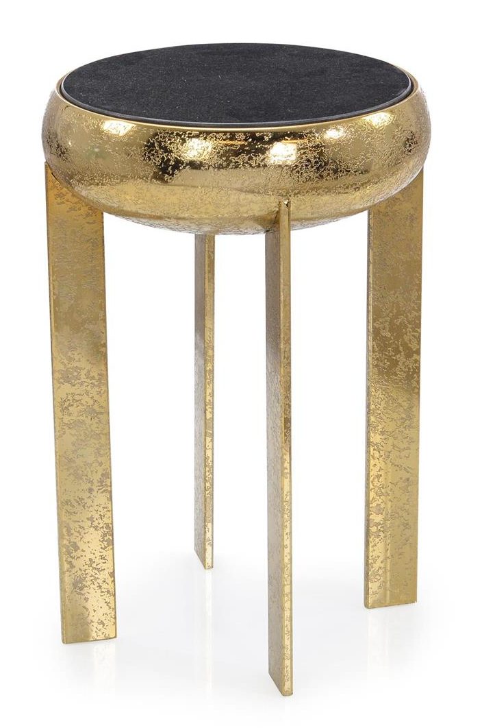 John Richard JFD-0408 Annula Side Table Black Marble