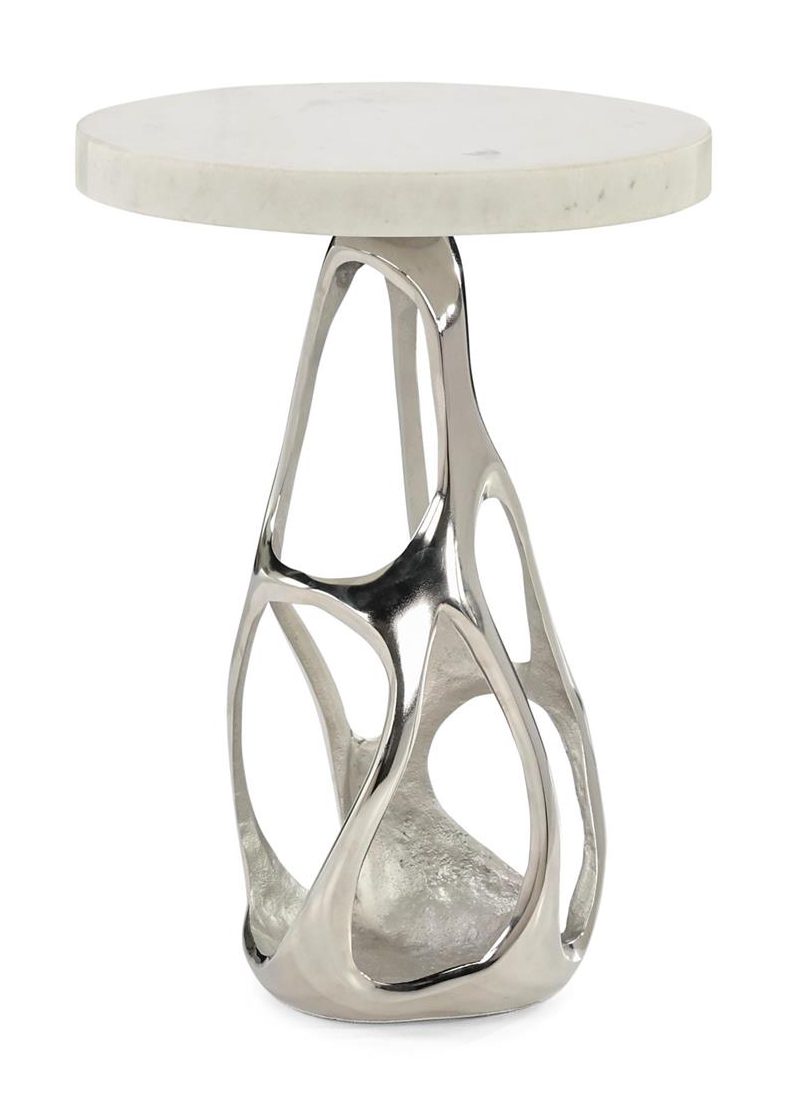 John Richard JFD-0431 Nexus Side Table Nickel