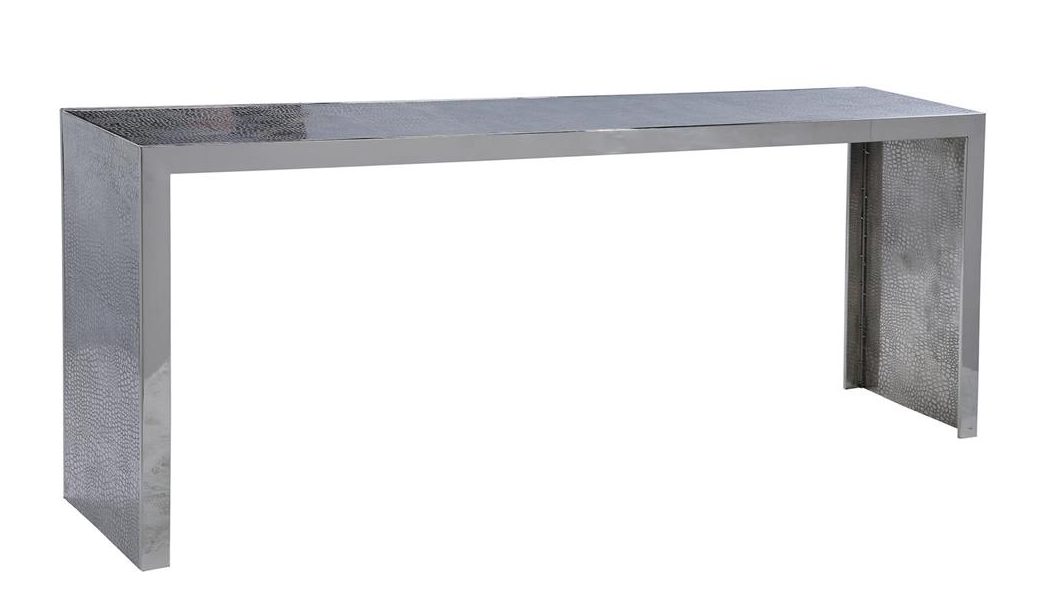 John Richard JFD-0439 Silver Serpent Console Table Small