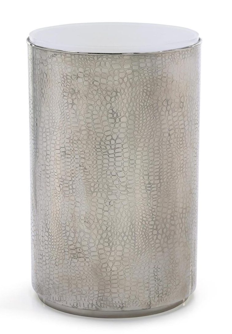 John Richard JFD-0447 Silver Serpent Side Table