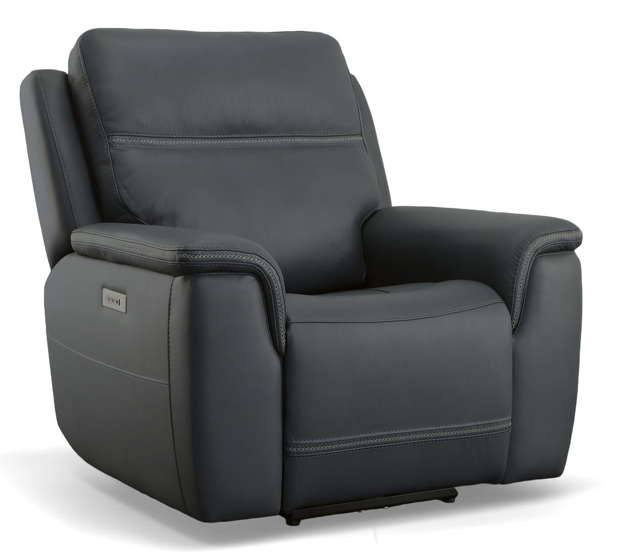 Flexsteel Furniture 1845-50PH-00942 Sawyer Marine Leather Power Recliner with Power Headrest and Lumbar Flexsteel Furniture 1845-50PH-00942 Sawyer Marine Leather Power Recliner with Power Headrest and Lumbar