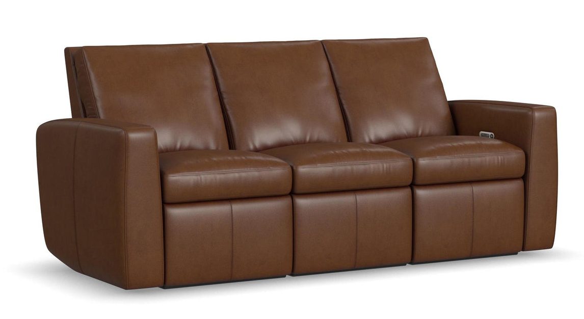 Flexsteel Furniture 1865-62P-73472 Aria Sedona Leather Power Reclining Sofa Flexsteel Furniture 1865-62P-73472 Aria Sedona Leather Power Reclining Sofa