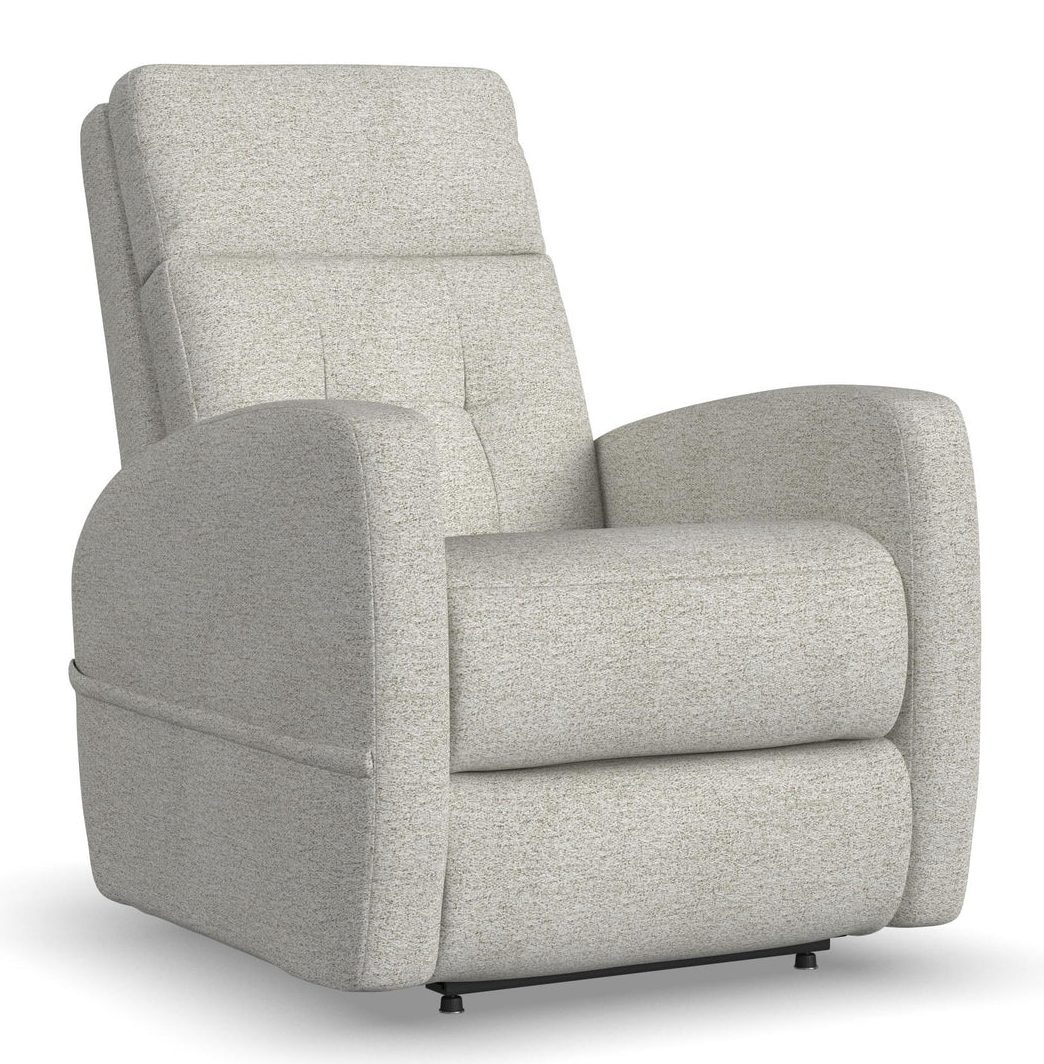 Flexsteel Furniture 2480-50L Charlotte Fabric Power Recliner with Power Headrest and Lumbar