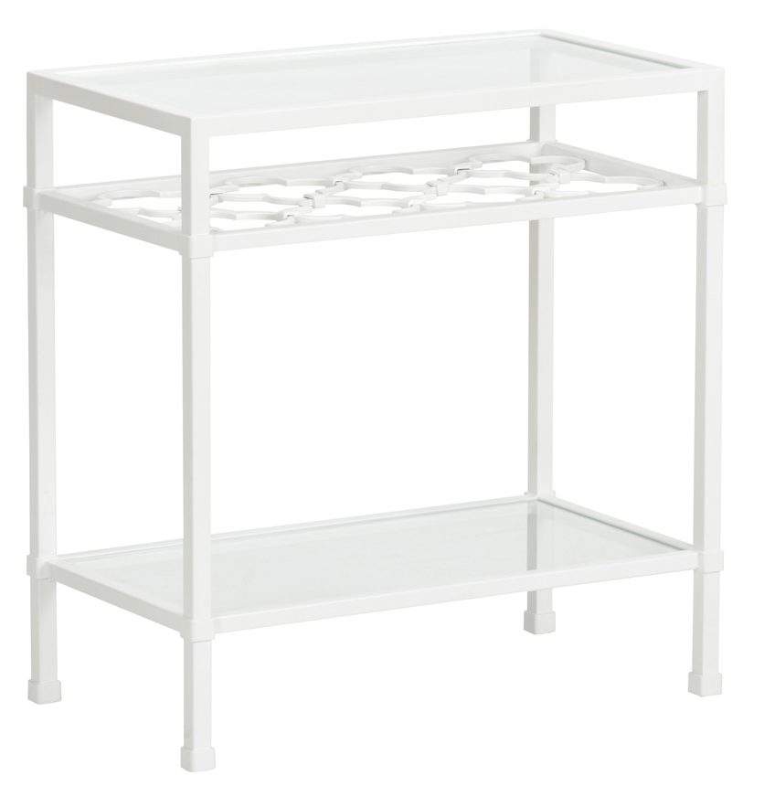 Chelsea House 370061 Pacific Coast Side Table White