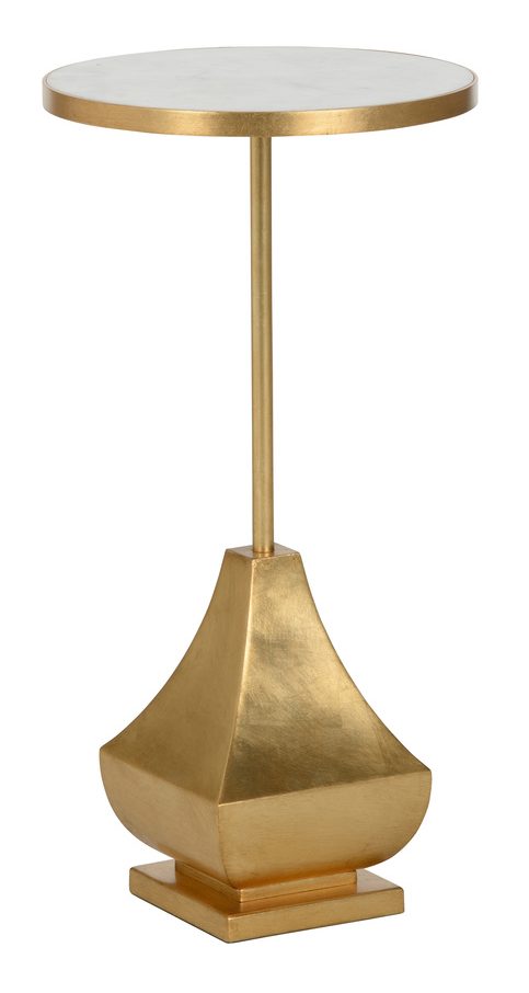 Chelsea House 370145 Essex Drinks Table White Marble Chelsea House 370145 Essex Drinks Table White Marble