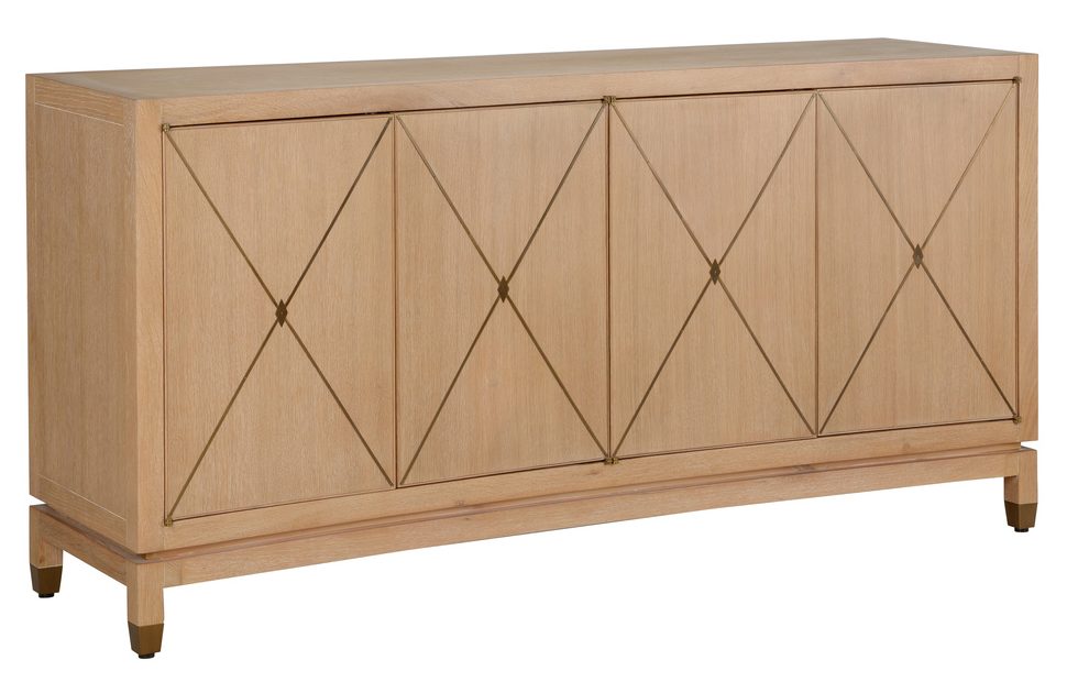 Chelsea House 370395 Brentwood Console Oak Chelsea House 370395 Brentwood Console Oak