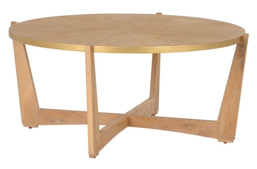 Chelsea House 370399 Ardoise Cocktail Table Cerused Oak