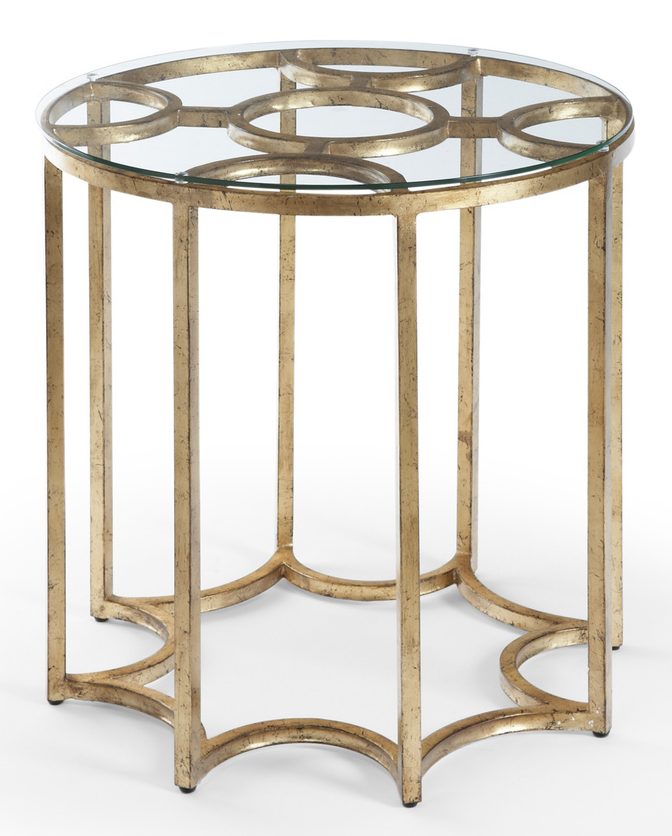 Chelsea House 380140 Lisette Side Table Gold