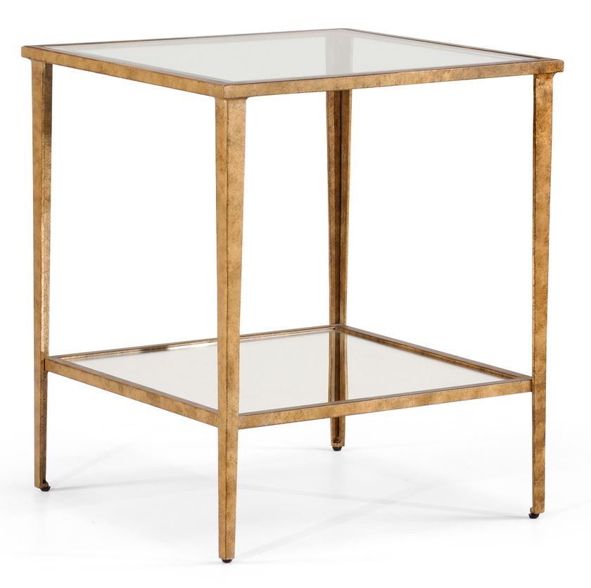 Chelsea House 381355 Carson End Table Gold