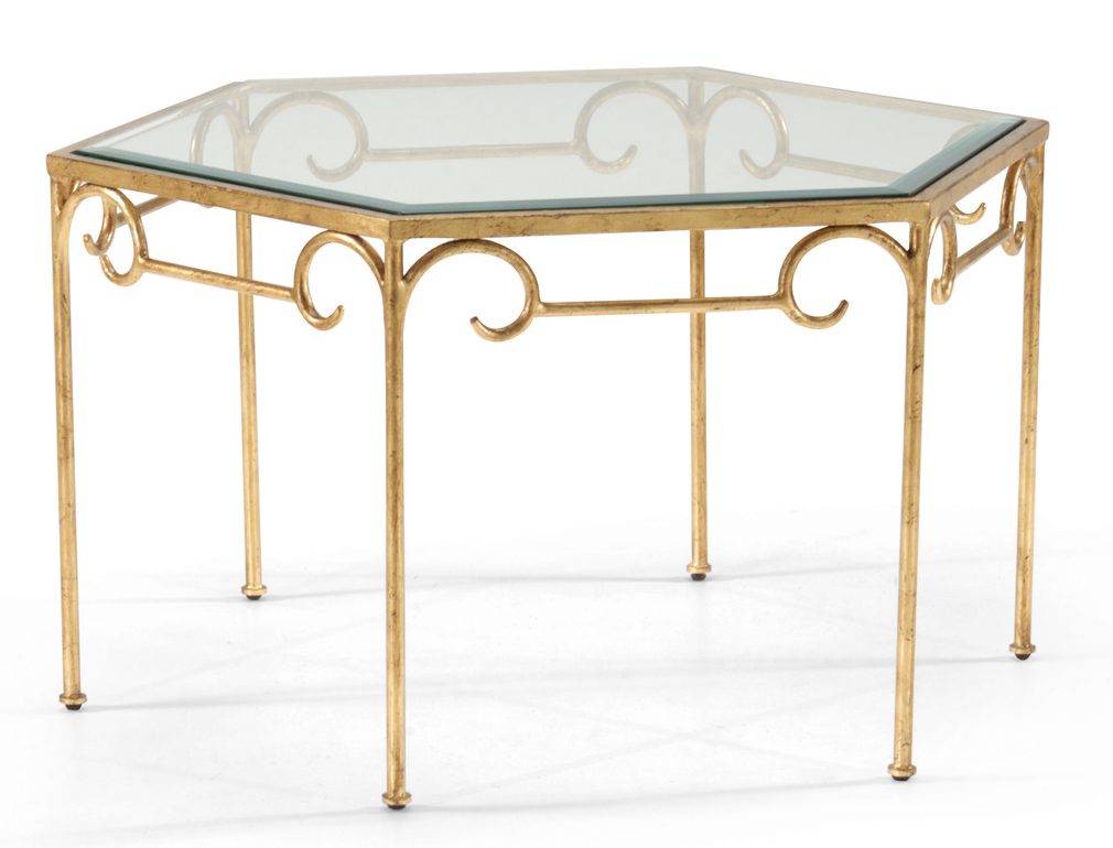 Chelsea House 381472 Lorenzo Cocktail Table Gold