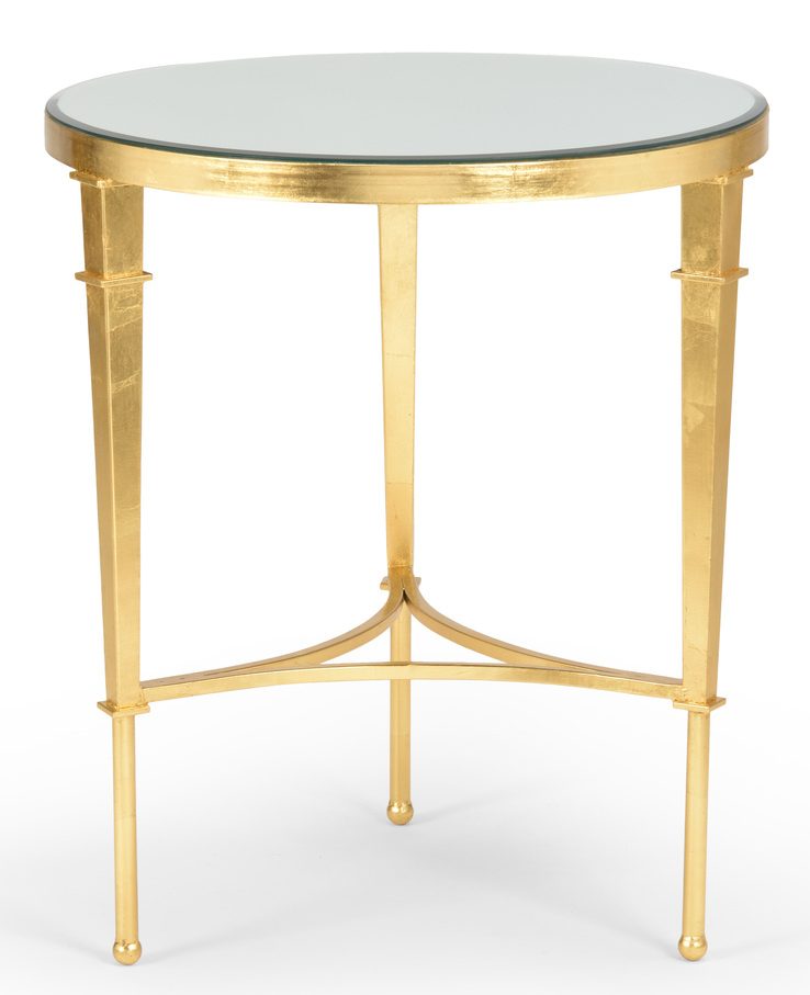 Chelsea House 381864 Round Regent Table Gold